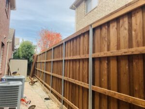 wood fencing