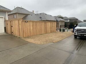 wood fencing