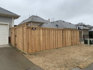 wood fencing