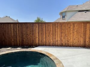 wood fencing