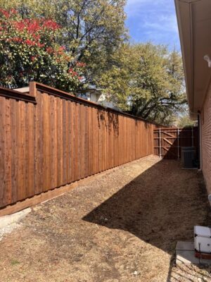 wood fencing