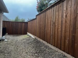 wood fencing