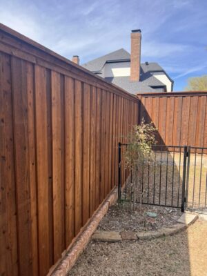 wood fencing