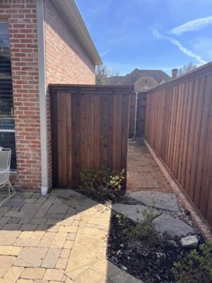 wood fencing