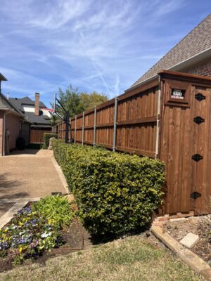 wood fencing