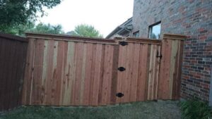 wooden fence