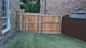 wooden fence