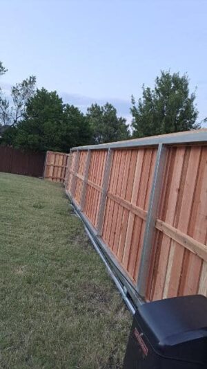 wooden fence