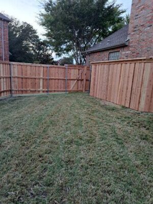 wooden fence