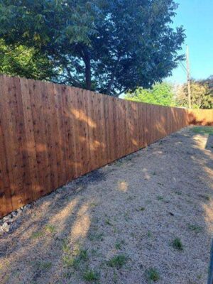 wooden fence