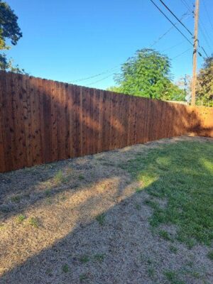 wooden fence