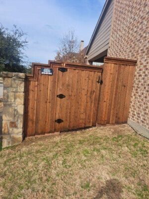 wooden fence