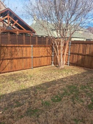 wooden fence