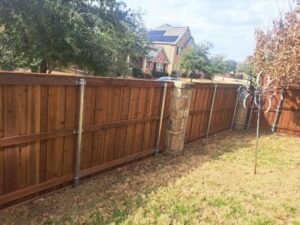 wooden fence