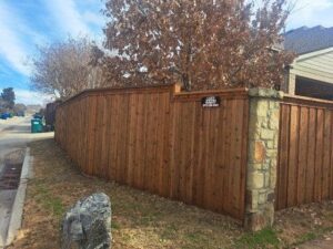 wooden fence