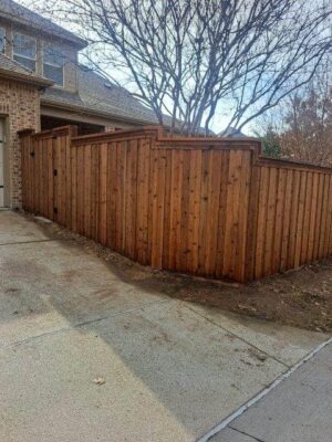 wooden fence