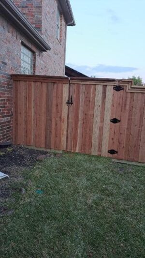 wooden fence