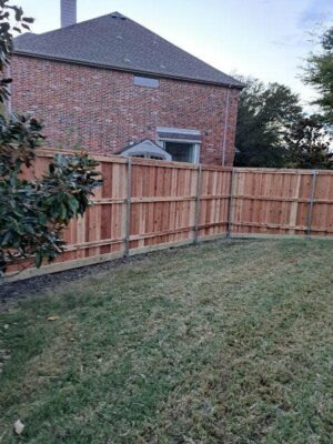 wooden fence