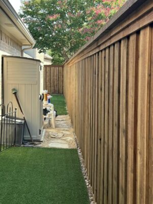 wood fencing