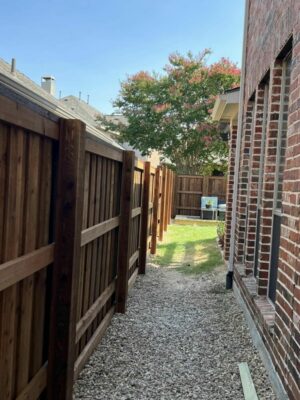 wood fencing