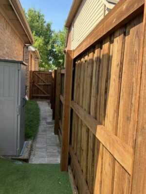 wood fencing