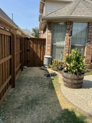 wood fencing