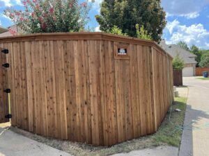 wood fencing