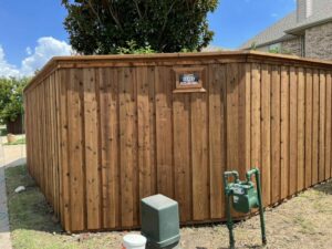 wood fencing