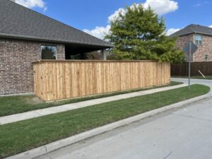 wood fencing