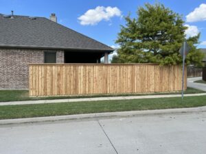 wood fencing