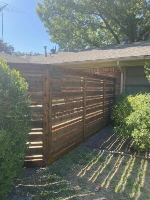 wood fencing