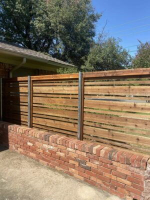 wood fencing