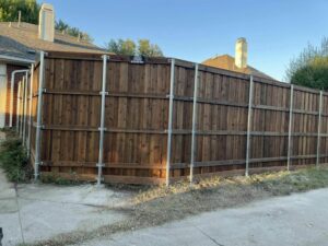 wood fencing