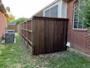 wood fencing