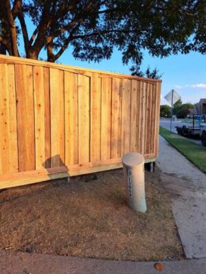 wood fencing