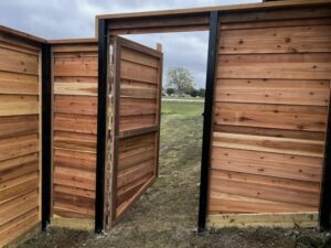 wood fencing