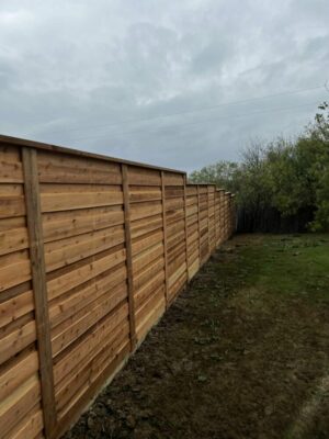 wood fencing