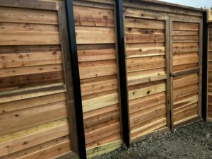 wood fencing