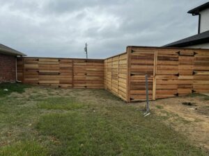 wood fencing