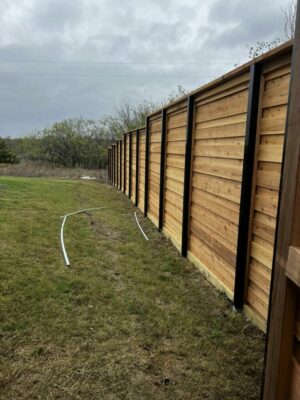 wood fencing