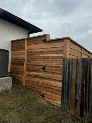 wood fencing