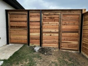 wood fencing