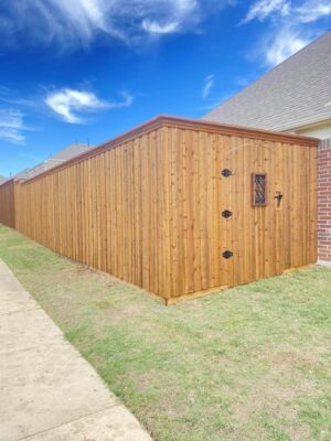 wood fencing