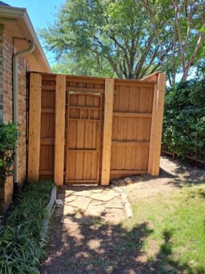 wood fencing