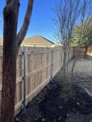 wood fencing