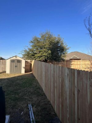 wood fencing