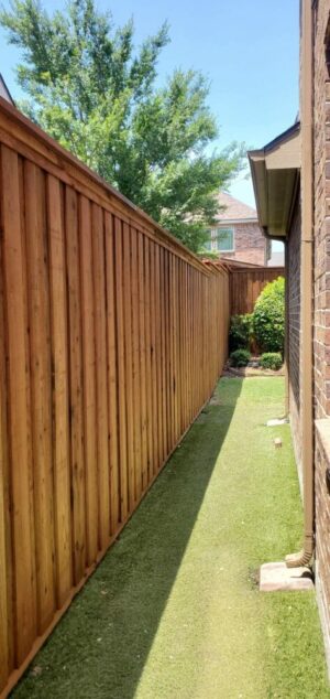 wood fencing