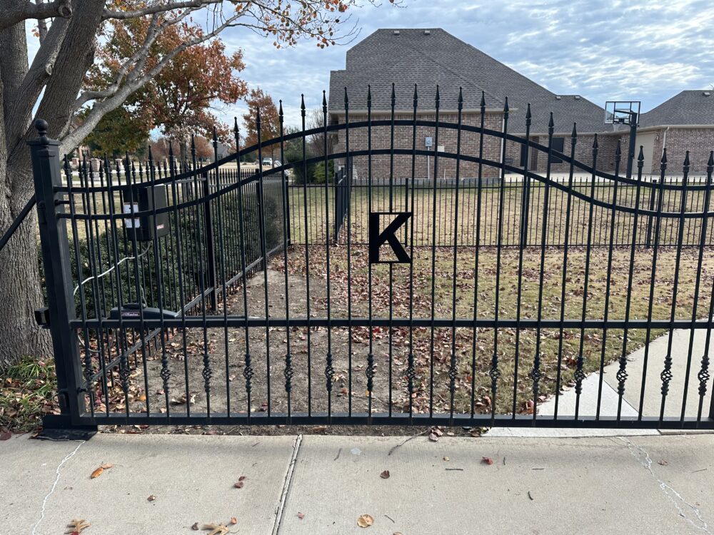 custom wrought iron gate