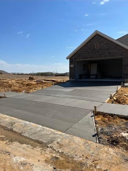 concrete driveway