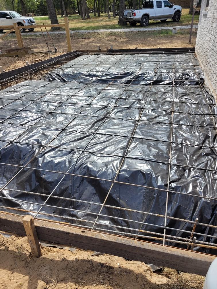 concrete patio